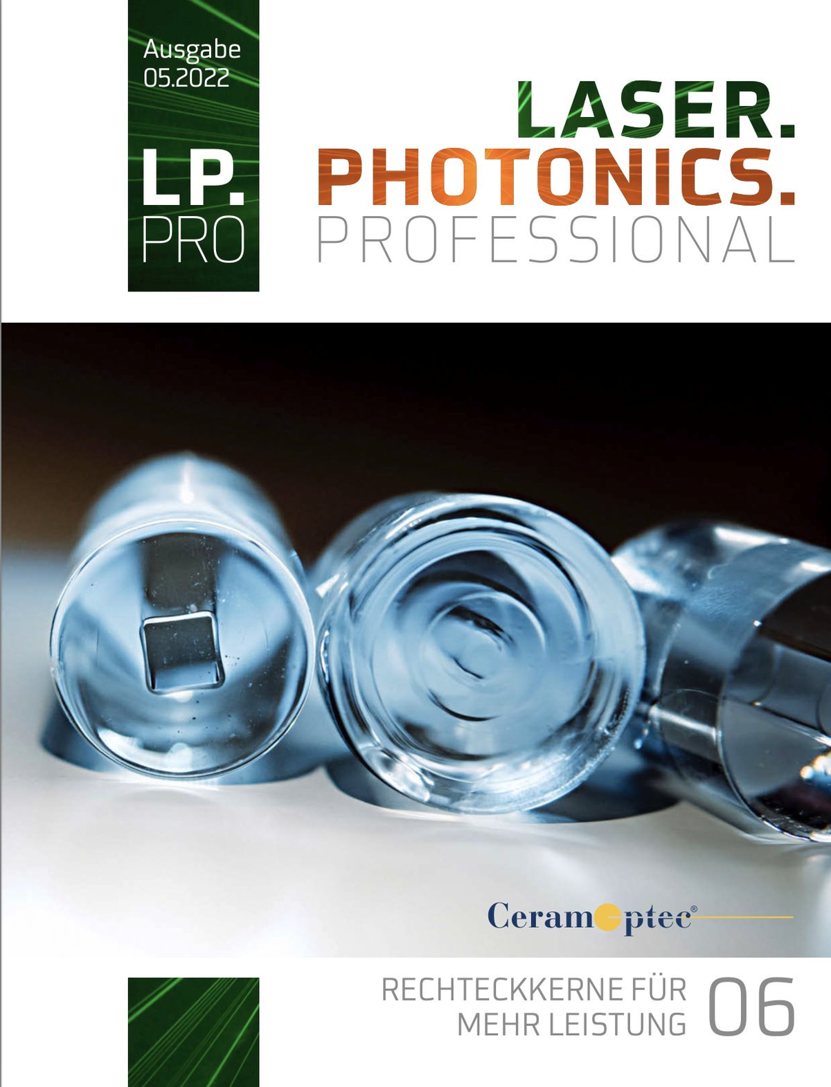 Cover of LP.PRO (Laser Photonics Professional), issue 05.2022.